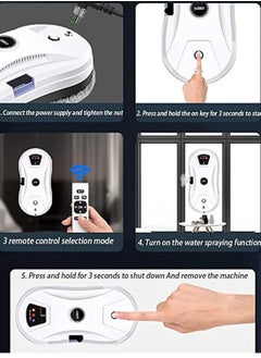 Cool Baby Window glass cleaning automatic smart robot, cleaner intelligent automatic cleaner robot ,with ultrasonic water spray and control ,for outdoor/indoor windows table tile ceiling.  - Image 4