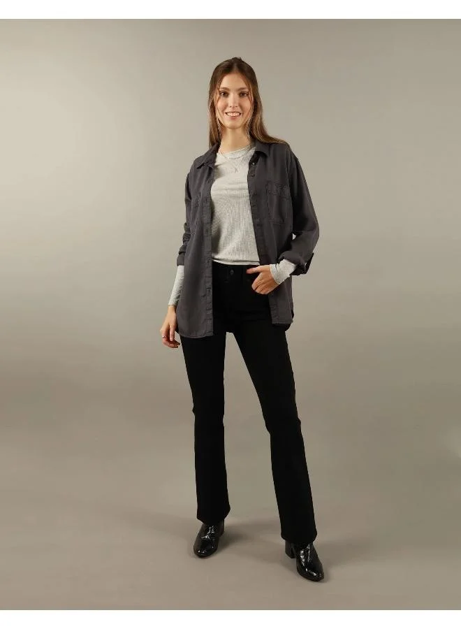 امريكان ايجل AE Long-Sleeve Button-Up Shirt