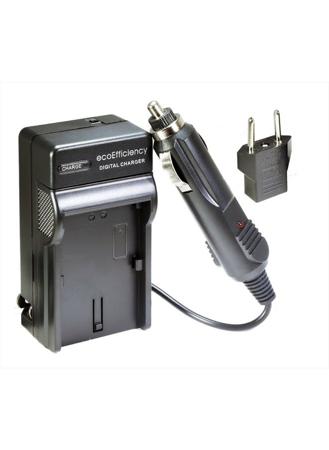 ecoEfficiency - 2 NP-W126S Batteries and Charger for FujiFilm XT-200, X-100V X-A7 X-H1 X-T10 X-T20 X-T30 X-T100 X-100F X-Pro1, X-Pro2 X-Pro3 X-A2 X-A3 X-A5 X-A10 X-E1 X-E2 X-E2S X-E3 X-M1 X-T1 X-T2 X-T3 - Image 1