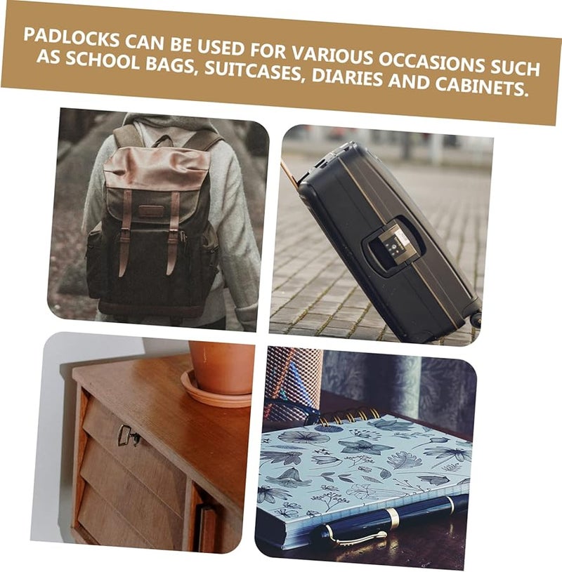 Zinc Alloy Combination Padlock for Gym Locker School Sturdy Easy to Carry - Image 4