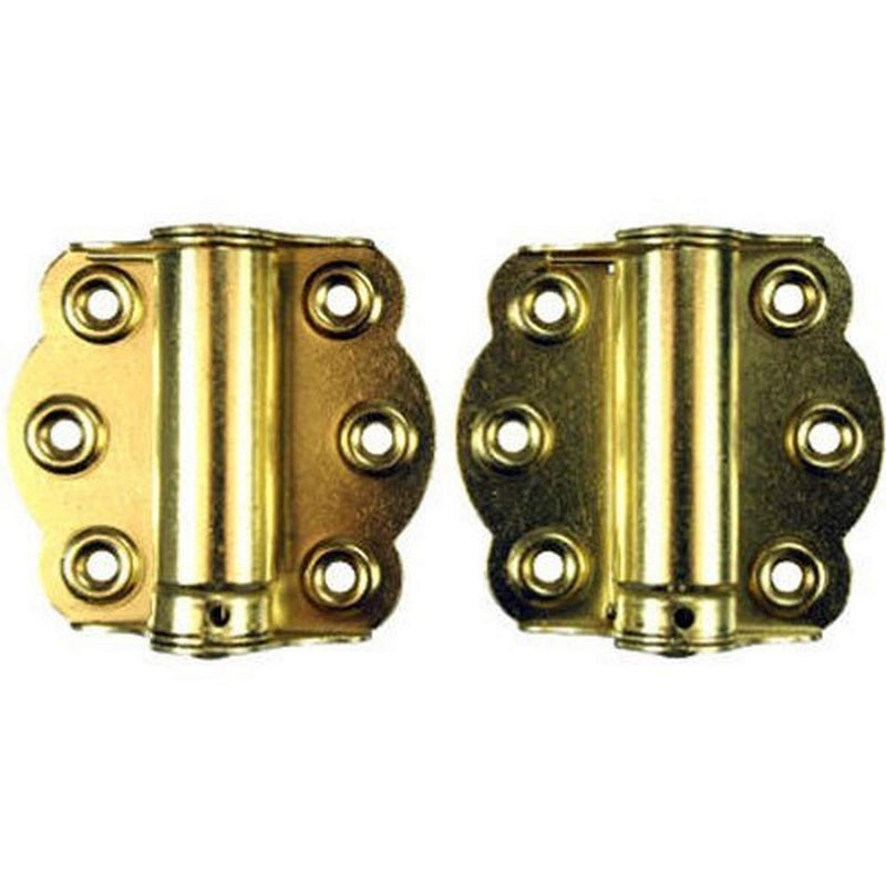 Wright Products - 2 3/4" Adjustable Self Closing Door Hinges, Set of 2, Brass Plated - Image 3