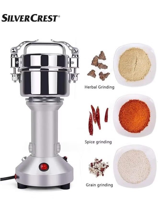 SILVER CREST Silver Crest Stainless Steel Electric Cereal Grinder Cereal Grinder Powder Machine Herb Grinder Fast 150g - Image 1
