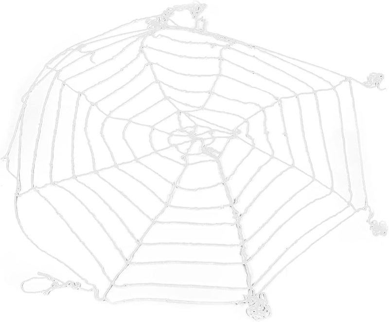 Large White Cotton String Net 3 6 Meter Diameter Round Woven Web For Indoor Outdoor Hanging Decor - Image 2