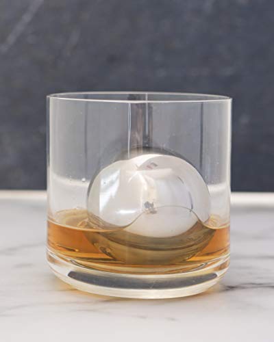 Cestari Whiskey Ball - Reusable Stainless Steel Ice Spheres - Chill Your Scotch, Vodka, Wine - Ice Cube Metal Whiskey Stones - Drink Coolers Gift - Set of 2 - Image 5