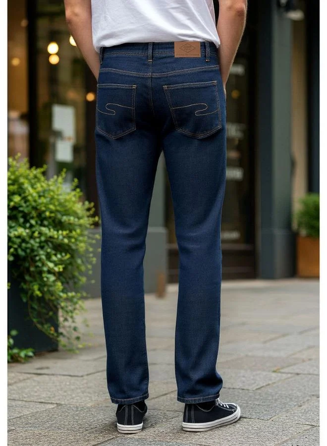 Lee Cooper Lee Cooper Slim Fit Jeans with Button Closure and Pockets