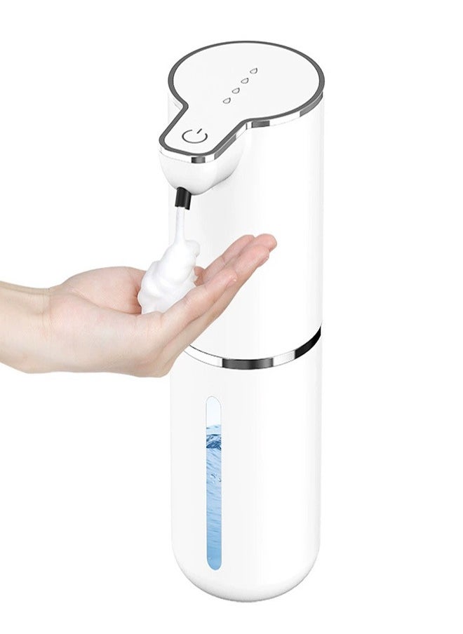 Smart Touchless Auto Soap Dispenser Wall-Mounted | Rechargeable Hands-Free Liquid Dispenser for Bathroom Kitchen, Shower Gel Hand Sanitizer Dish Soap (White, 350ml) - pzsku/Z6D4CD925FF244F6E4702Z/45/1740996117/f7c65bf5-2a8d-47c6-bce4-ece16f6149d7