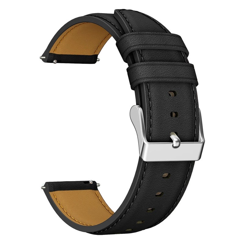 Bluejw High Quality Genuine Leather Watch Strap Replacement – Soft & Comfortable 20mm 22mm Watchband for Smart Watches and Traditional Timepieces - Image 4