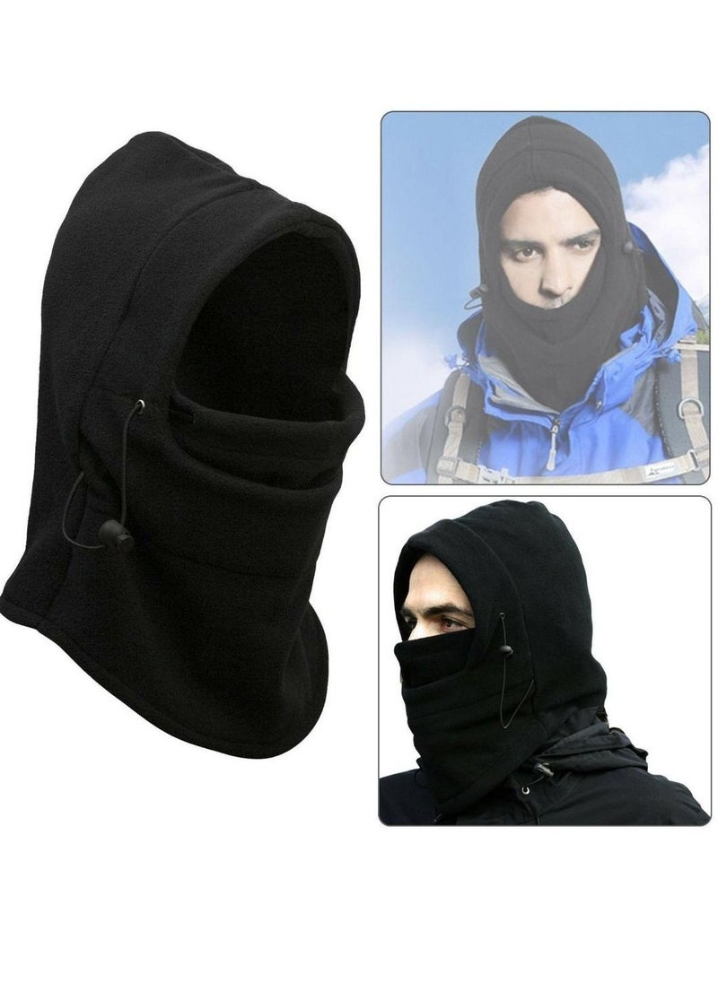 Generic - Full Face Mask Cap Neck Cover Winter Ski Hat, Outdoor Unisex Winter Fleece Hats Bicycle Ski Warm Wind Proof Face Mask Hood for Mens Women - Image 1
