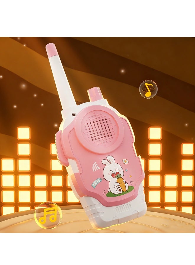 هالامودو قائمة المنتجات ذات الصلة باندا / أرنب حلو محاكاة Walkie Talkies للأطفال 2 حزمة ，لعب 4-12 سنة من العمر الأولاد أو البنات , داخلي في الهواء الطلق 50m نطاق مقبض حجم الصوت واضح الصوت , هدايا عيد الميلاد للأولاد والبنات 5-8 سنة - Image 5