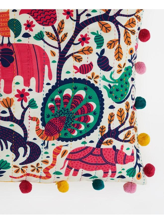 Chumbak Sundarbans 16" Gondh Cushion Cover - Image 3