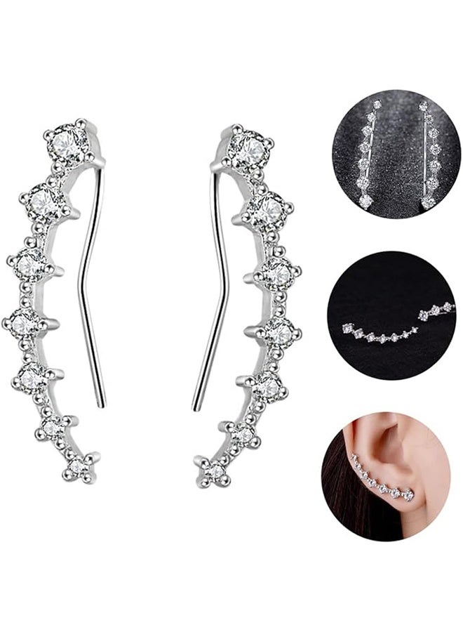YJ A Pair of French Style Hoop Earrings Made of Fashionable Alloy, Elegant and Simple Design - Image 2