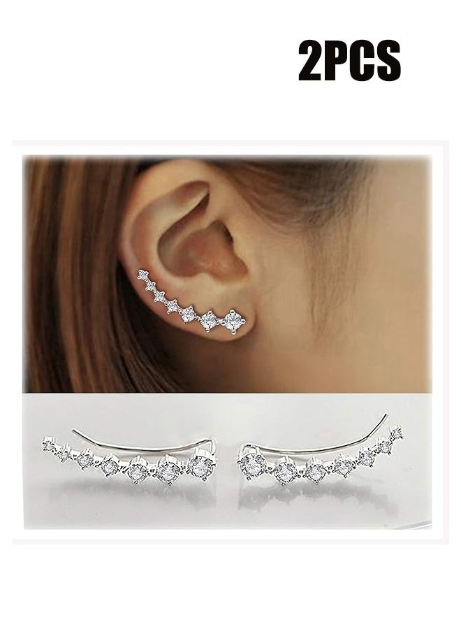 YJ A Pair of French Style Hoop Earrings Made of Fashionable Alloy, Elegant and Simple Design - Image 1