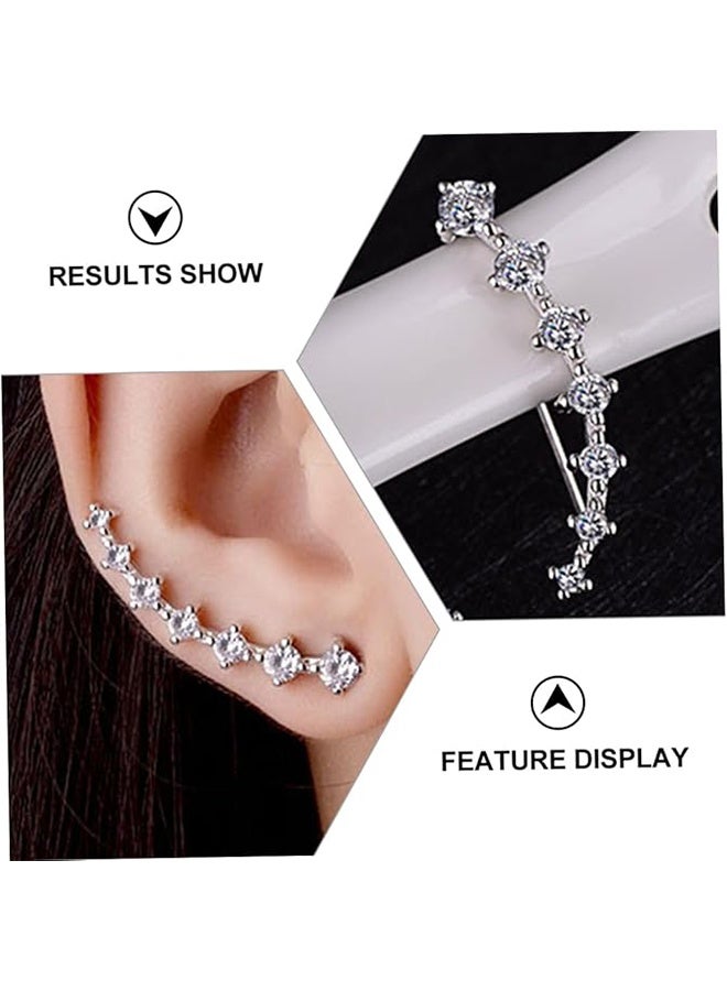 YJ A Pair of French Style Hoop Earrings Made of Fashionable Alloy, Elegant and Simple Design - Image 4
