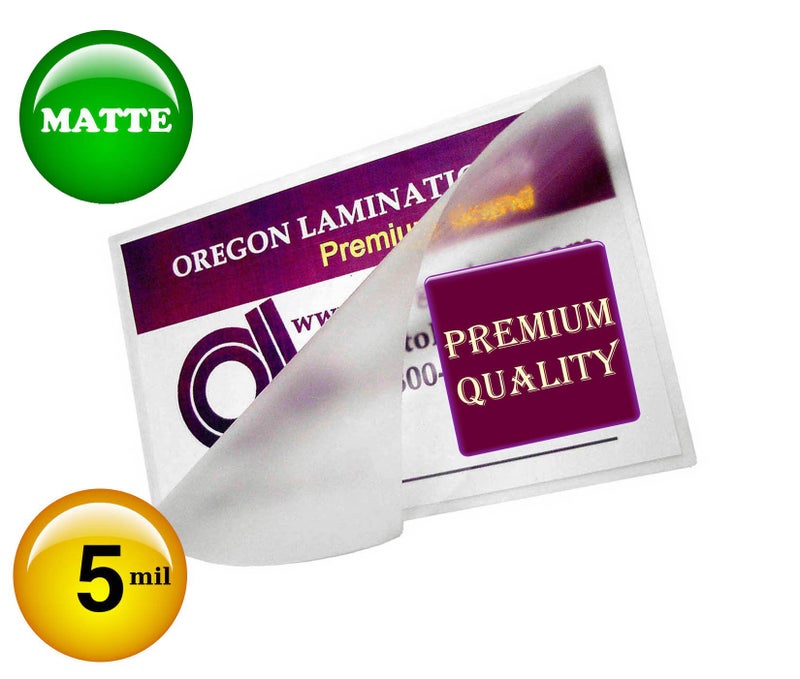 Oregon Lamination Heat Activated Laminating Pouches 12” x 18” x 5 mil (305mm x 457mm x 125 microns) [pk of 100] for ups to 11-3/4” x 17-3/4” Sheets, Large Menu Size, Matte Finish Both Sides - Image 2