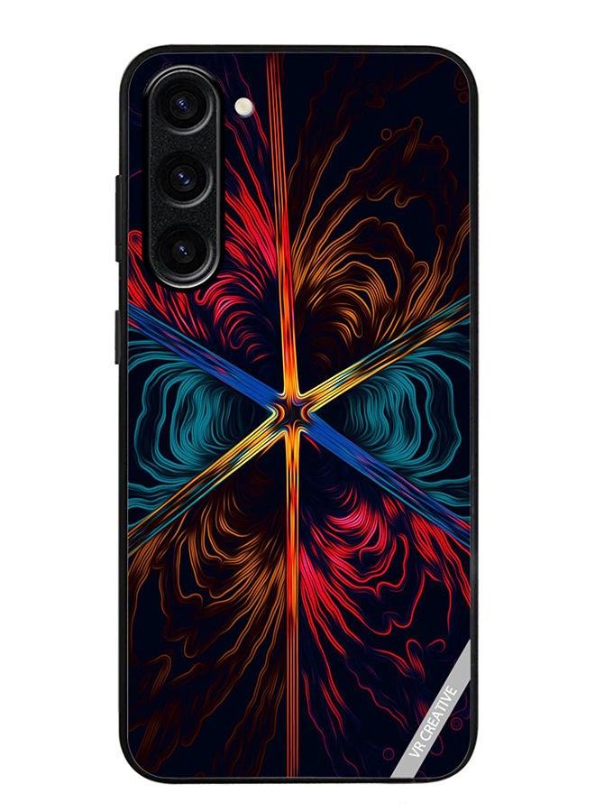 VR CREATIVE Protective Case Cover For Samsung Galaxy S23 Flower Design Multicolour - Image 1