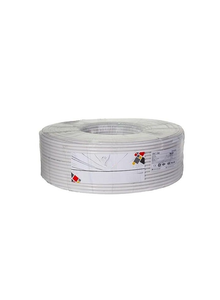 كابل RG59 متحد المحور – لفة بطول 200 ياردة – لنقل الإشارة بجودة عالية