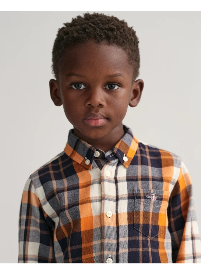 غانت Gant Kids Shield Checked Shirt