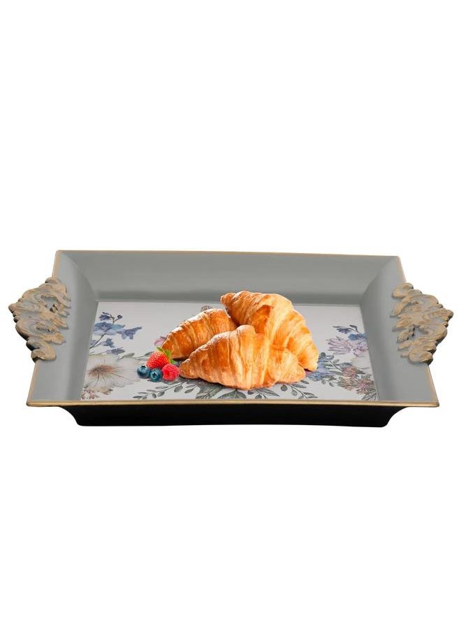 Alsaif Plastic Square Serving Plate 20 