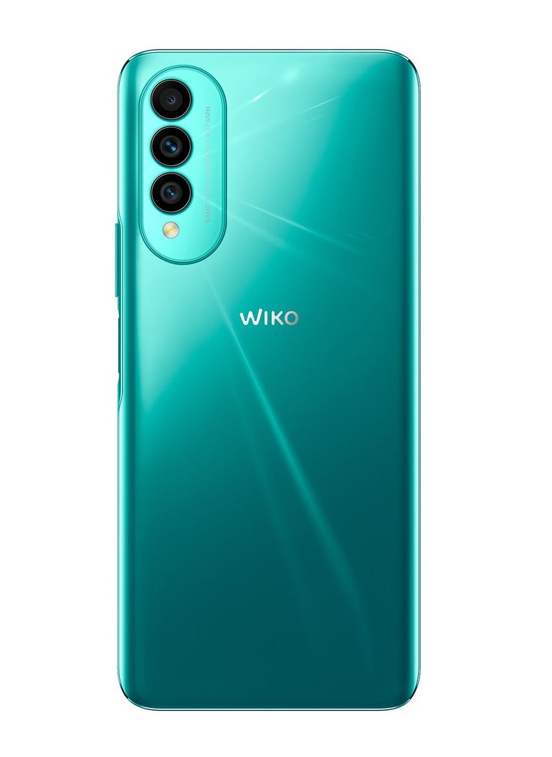 Wiko - T50 Dual SIM Aqua Green 6GB RAM 128GB 4G LTE With Bluetooth Speaker + USB Cable + Mobile Stand - Image 1