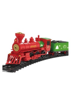 Generic Christmas Train Toy Set with Lights & Music, 24 Pieces, Large Oval Track, Holiday Decoration for Kids, ST0027866M-B  - Image 3