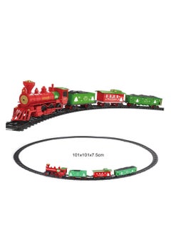 Generic Christmas Train Toy Set with Lights & Music, 24 Pieces, Large Oval Track, Holiday Decoration for Kids, ST0027866M-B  - Image 2
