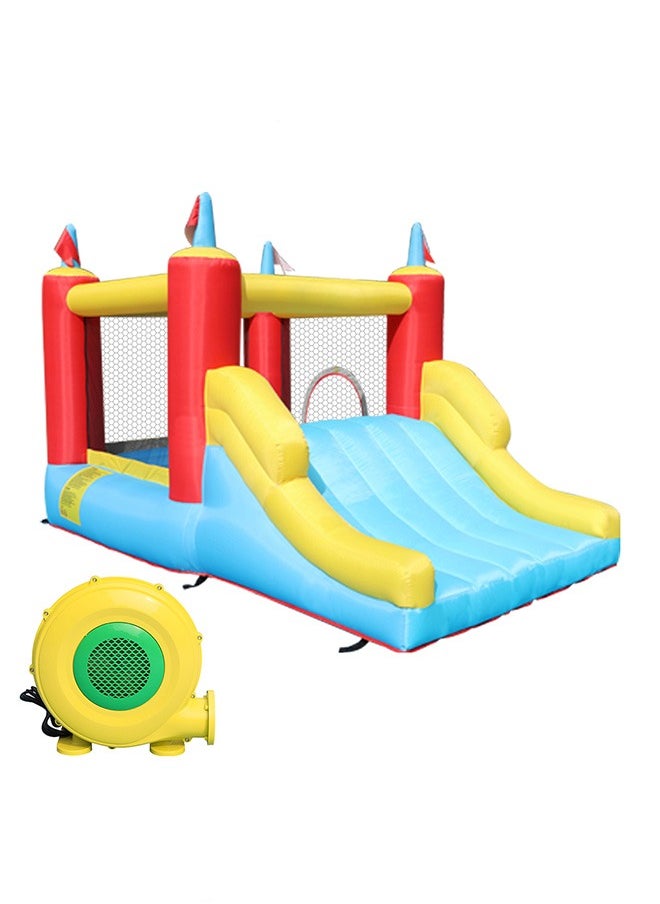 JSAITOYS Kids Inflatable Outdoor Family Bouncy Castle Inflatable Combo Jumpers Inflatable Playground for Home Party  - Image 1