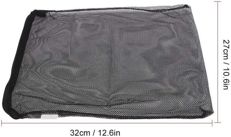 10Pcs Reusable Polyester Filter Mesh Bag with Zipper for Aquarium Fish Tanks, Washable Filter Media Bag for Activated Carbon, Durable Aquarium Accessory (Black) - Image 2