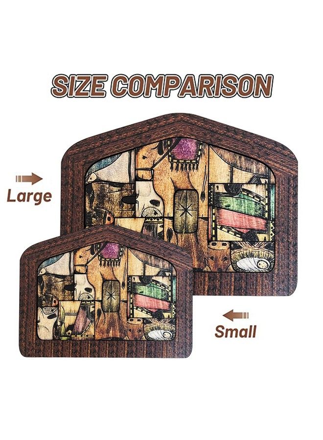 Antetek Wooden Jesus Puzzle Statue Nativity Puzzle With Wood Burned Design Jesus Puzzles Nativity Set Jigsaw Puzzle Game For Adults And Kids Home Decor Birthday Present Gifts (Large (11.9 X 7.9)) - Image 5