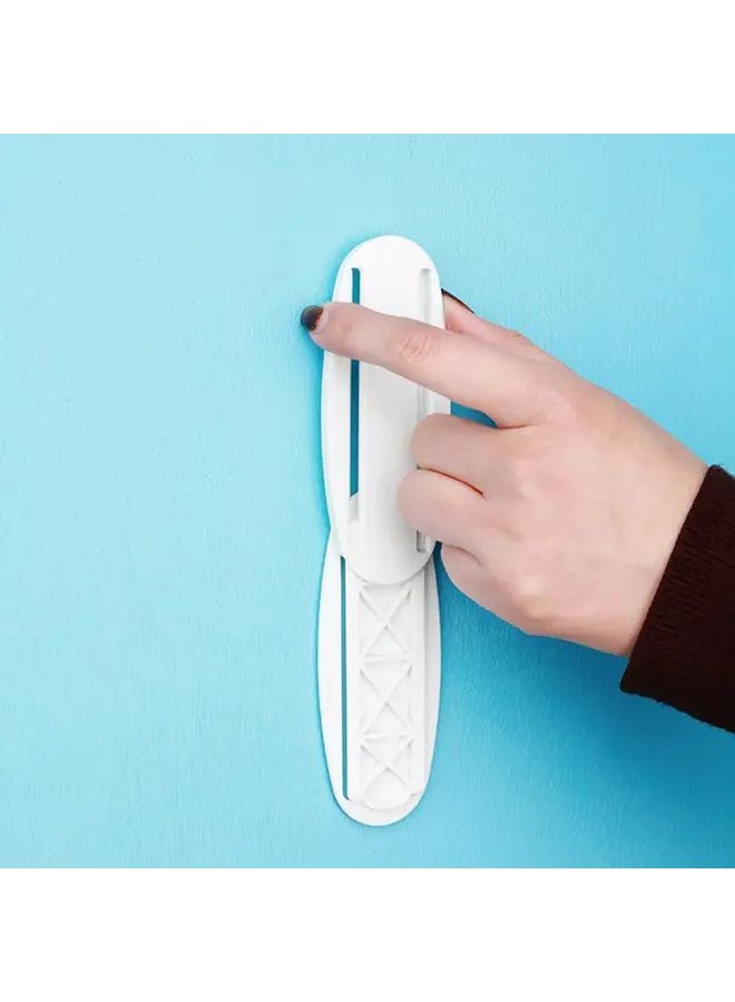 5pcs Wall Mounted Self Adhesive Power Outlet Holder Traceless Socket Organizer - Image 4