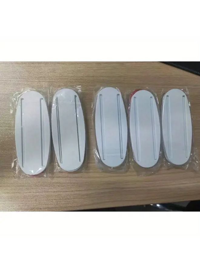 5pcs Wall Mounted Self Adhesive Power Outlet Holder Traceless Socket Organizer - Image 1