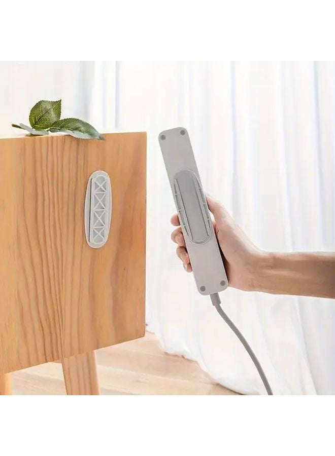 5pcs Wall Mounted Self Adhesive Power Outlet Holder Traceless Socket Organizer - Image 5