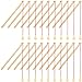 Feradny 20 Pack Wooden Magnetic Fishing Poles Small Wood Magnet Pole Fishing Rod Wooden Magnetic Fishing Game Rod for Preschool Boys Girls Fishing Game Activity - Image 2