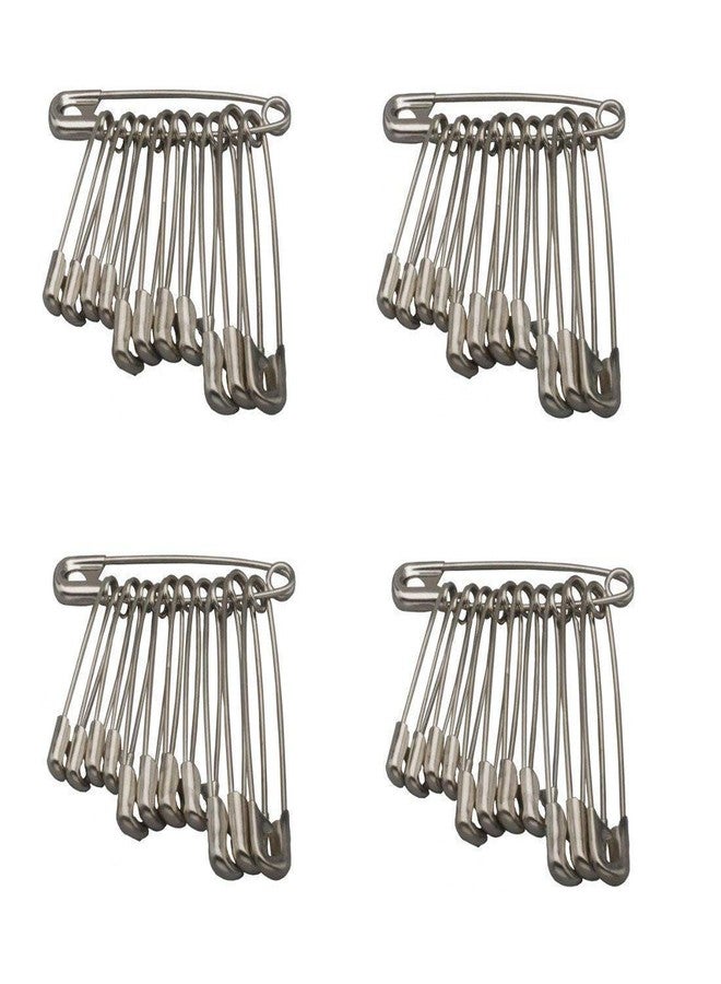 Husky Steel Safety Pins for Women, Metallic (40) - Image 1