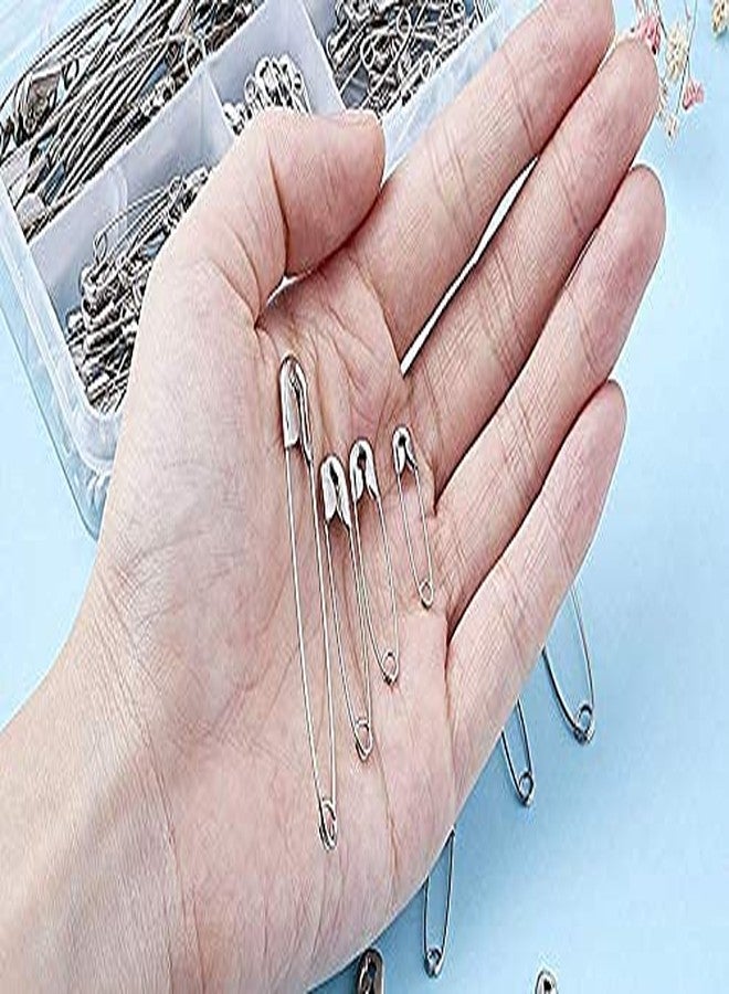 Husky Steel Safety Pins for Women, Metallic (40) - Image 4