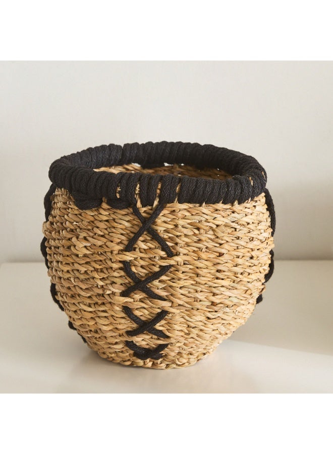 هوم بوكس سلة تخزين متعددة الاستخدامات من ناتشورالوم بخياطة  ×  ×  سم - Image 3