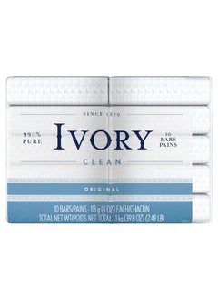 Ivory Clean Original Bath Bar 10 Count (Packaging May Vary)  - Image 4
