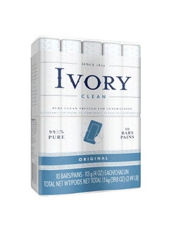 Ivory Clean Original Bath Bar 10 Count (Packaging May Vary)  - Image 5