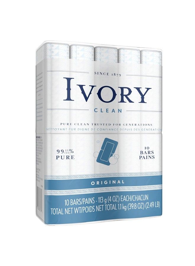 Ivory Clean Original Bath Bar 10 Count (Packaging May Vary) - Image 5