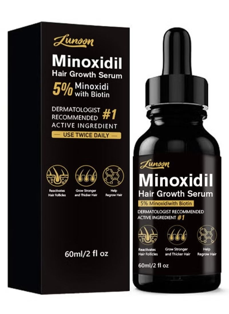 5% Minioxidil Hair Growth Serum for with Biotin Regrowth Hair Treatment For Thickens Hair Promotes Hair Density Help to Stop Thinning loss Hair stimulates Hair Growth, Regain Hair Serum-60ml - pzsku/Z6D4E2F957CE44D419119Z/45/_/1736934112/662bca51-3892-4174-a9af-fa91d093e140