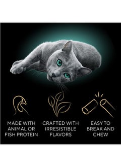 Sheba Sheba Meaty Tender Sticks Soft Cat Treats Salmon Flavor, 0.14 oz., 5 Count (Pack of 10)  - Image 4