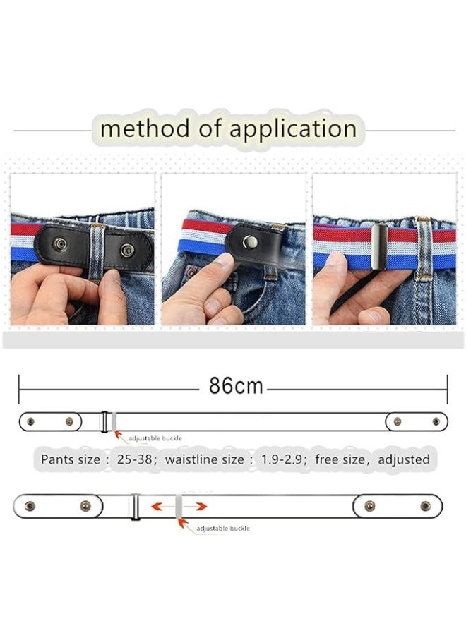 Happy Home - Elastic Belt Without Buckle, Comfortable Elastic Waistband for Women/Men for Jeans - Image 1
