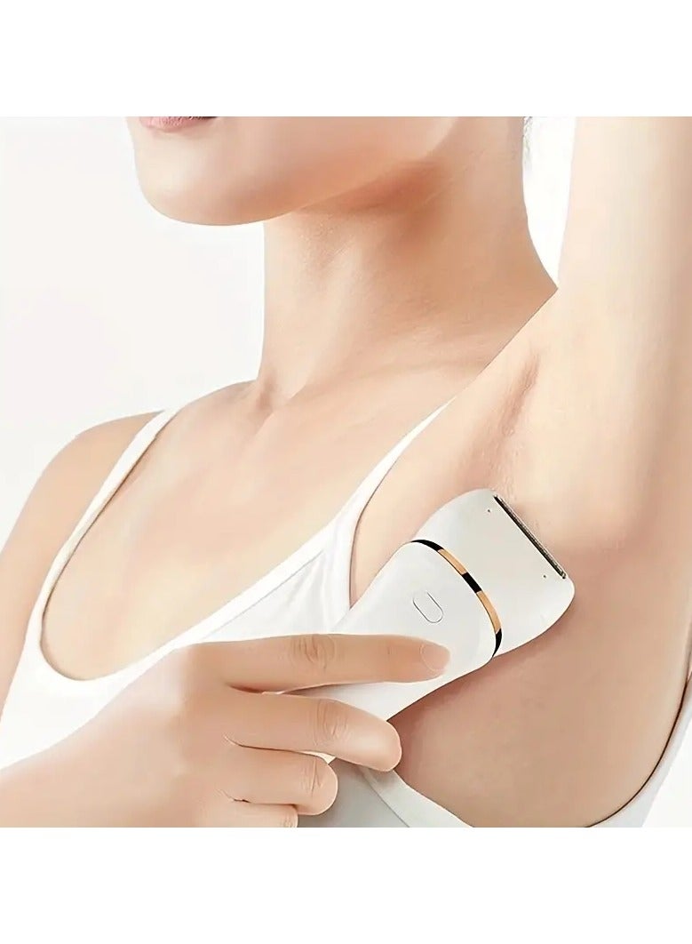 أوريتي آلة تقليم بيكيني لاسلكية لإزالة الشعر لخط البيكيني ، مع رأس الحلاقة والممشط ، 2 في 1 أداة إزالة القدم القابلة لإعادة الشحن - Image 1