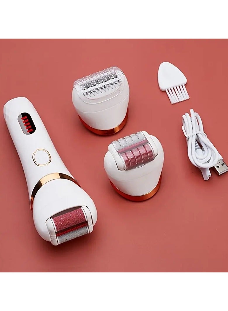 أوريتي آلة تقليم بيكيني لاسلكية لإزالة الشعر لخط البيكيني ، مع رأس الحلاقة والممشط ، 2 في 1 أداة إزالة القدم القابلة لإعادة الشحن - Image 3