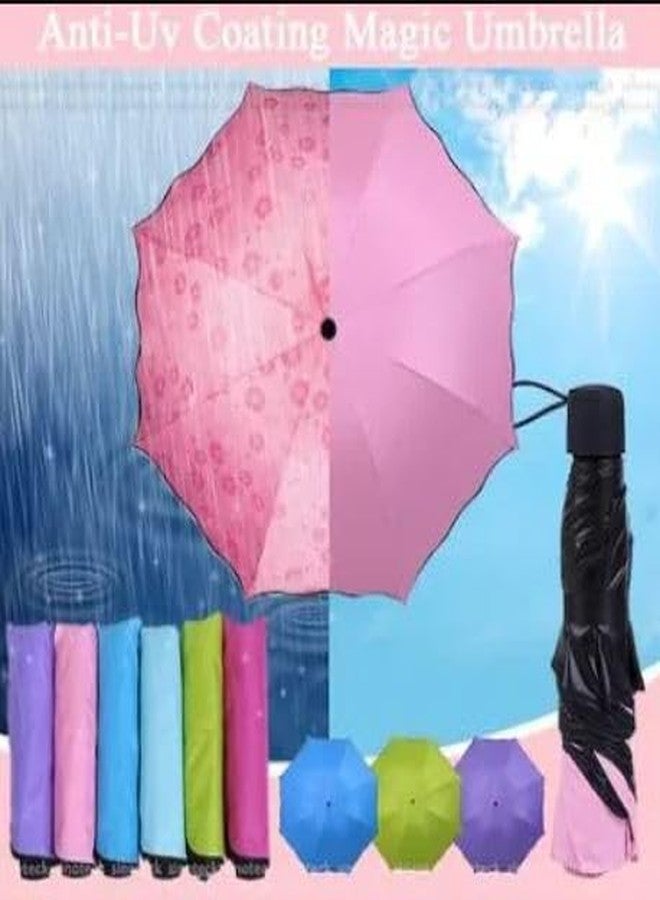 INFISPACE 3 Fold Manual Magic Umbrella with UV Rays and Wind Resistant for Men & Women (Green) - Image 5
