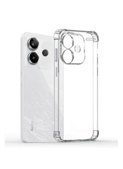 Generic Case for Redmi Note 13 Pro Plus  5G Clear TPU Four Corners Protection Cover Transparent Soft Cover  - Image 1