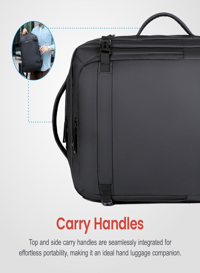 Astrum LB310 Travel Backpack with USB Charging Port, up to 19" Laptop Safe Compartment, PU Water Resistant Material, Large Expandable, Hand Luggage, Easy Portability, Multi-compartments and Pockets - Image 2