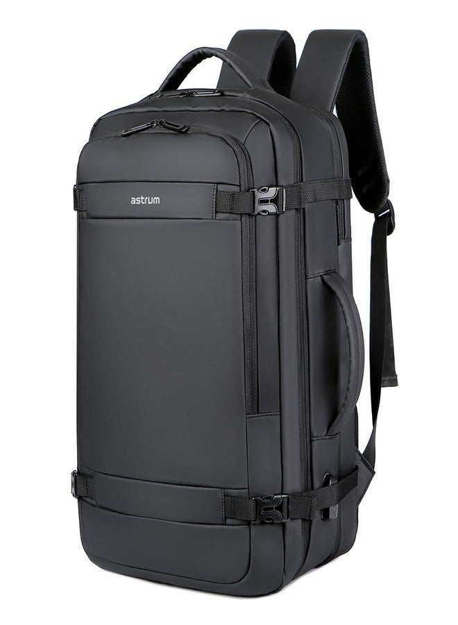 Astrum LB310 Travel Backpack with USB Charging Port, up to 19" Laptop Safe Compartment, PU Water Resistant Material, Large Expandable, Hand Luggage, Easy Portability, Multi-compartments and Pockets - Image 1