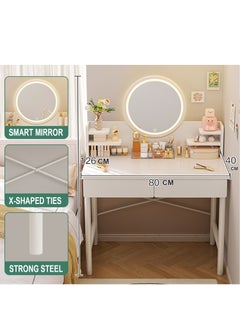 Makeup Vanity Table Dressing Table Flip Mirror With Drawers - pzsku/Z6D4E72210CDB28AF0A3CZ/45/_/1727524559/c6edbcec-e8fa-4fb7-b434-04772cbe3d0b