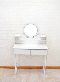 Makeup Vanity Table Dressing Table Flip Mirror With Drawers - pzsku/Z6D4E72210CDB28AF0A3CZ/45/_/1727524560/9dad6e9e-ffc3-42a5-b7de-dbcbf587f008