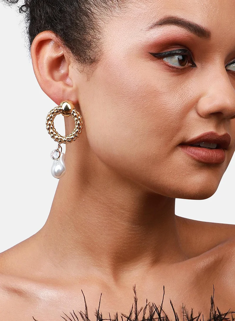 سوهي قرط أذن غربي صناعي متدلٍ